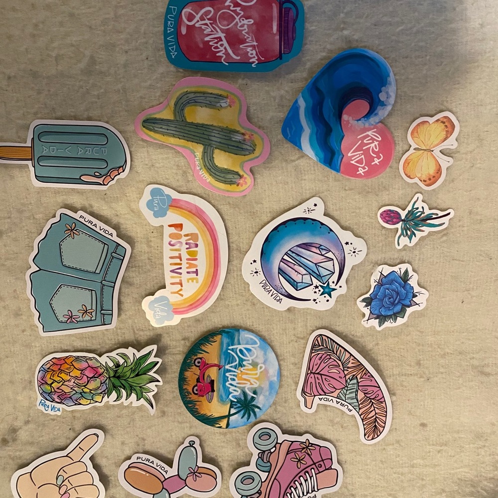 Pura Vida Stickers